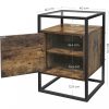 vasagle-masuta-depozitare-cu-cadru-metalic-si-blat-din-sticla-securizata-maro-rustic