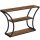 vasagle-masa-consola-cu-rafturi-maro-rustic-120x30x80cm