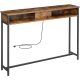 vasagle-masa-consola-ingusta-cu-separator-incorporat-maro-rustic-25x120x81cm