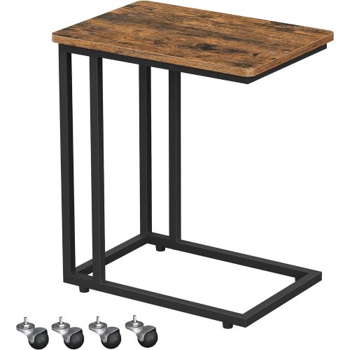 vasagle-masuta-depozitare-cu-cadru-metalic-maro-rustic-50x35x60cm