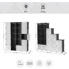 songmics-organizator-de-haine-cu-2-carlige-pentru-haine-negru-143x36x178cm