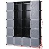 songmics-organizator-de-haine-cu-2-carlige-pentru-haine-negru-143x36x178cm