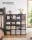 Suport modular pentru pantofi, 15 cutii interconectabile, gri