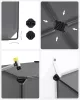 Suport modular pentru pantofi, 15 cutii interconectabile, gri