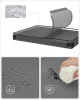 Suport modular pentru pantofi, 15 cutii interconectabile, gri