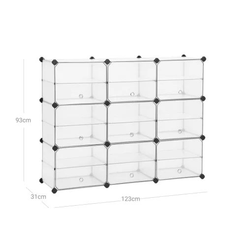 songmics-cutie-de-depozitare-pantofi-9-cutii-de-depozitare-modulara-alba-123x31x93cm