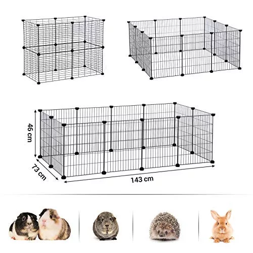songmics-cusca-metalica-pentru-animale-de-companie-pentru-cobai-hamsteri-iepuri-negru