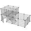 songmics-cusca-metalica-pentru-animale-de-companie-pentru-cobai-hamster-iepure-negru