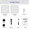 songmics-cusca-metalica-pentru-animale-de-companie-pentru-cobai-hamster-iepure-negru