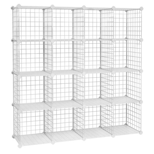 songmics-raft-de-depozitare-din-plasa-cu-16-compartimente-modular-alb-123x31x123cm