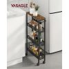 vasagle-carucior-de-bucatarie-carucior-cu-4-rafturi-maro-rustic-si-negru-45x13x77cm