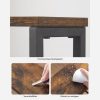 vasagle-carucior-de-bucatarie-carucior-cu-4-rafturi-maro-rustic-si-negru-45x13x77cm