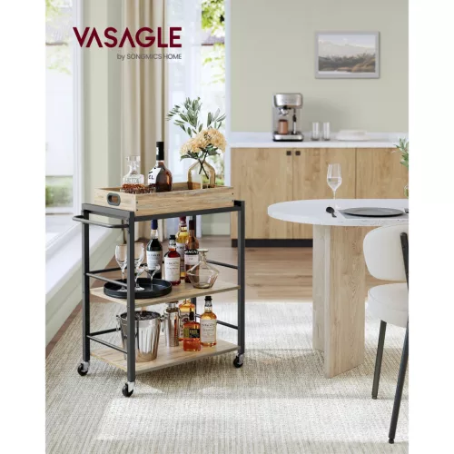 vasagle-carucior-de-bucatarie-raft-de-depozitare-turcoaz-maro-si-negru-72x40x86cm