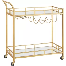 vasagle-carucior-de-servire-de-culoare-aurie-cu-doua-rafturi-cu-oglinda-38-x-86-x-90-cm