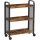 vasagle-carucior-de-bucatarie-raft-de-depozitare-rulant-maro-rustic-66x26x85cm