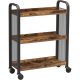 vasagle-carucior-de-bucatarie-raft-de-depozitare-rulant-maro-rustic-66x26x85cm