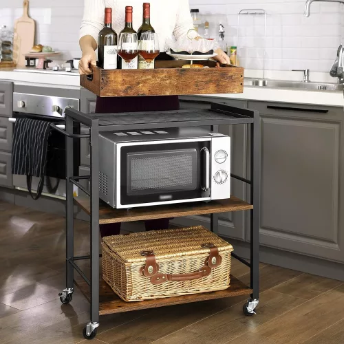 vasagle-carucior-de-bucatarie-raft-de-depozitare-rulant-maro-rustic-72x40x86cm