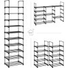 songmics-set-de-2-rafturi-pentru-pantofi-2x5-niveluri-stivuibile