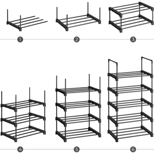 songmics-set-de-2-rafturi-pentru-pantofi-2x5-niveluri-stivuibile