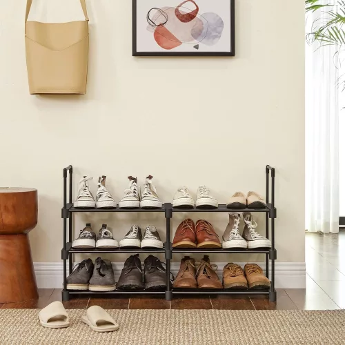 songmics-set-rafturi-pentru-pantofi-6-niveluri-45x30x106cm-negru