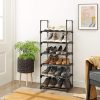 songmics-set-rafturi-pentru-pantofi-6-niveluri-45x30x106cm-negru