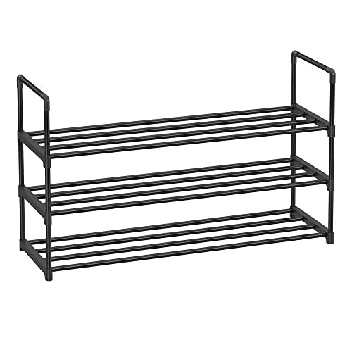 songmics-raft-depozitare-pantofi-cu-cadru-metalic-pe-3-niveluri-negru-92x30x55cm