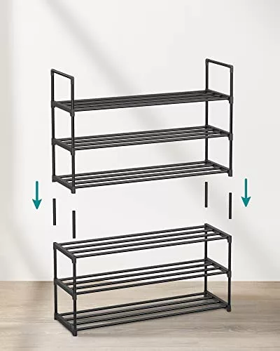 songmics-raft-depozitare-pantofi-cu-cadru-metalic-pe-3-niveluri-negru-92x30x55cm