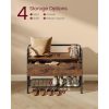 vasagle-bancheta-de-depozitare-a-pantofi-cu-cadru-din-otel-1-sertar-maro-rustic-80x30x63cm