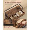 vasagle-bancheta-de-depozitare-a-pantofi-cu-cadru-din-otel-1-sertar-maro-rustic-80x30x63cm
