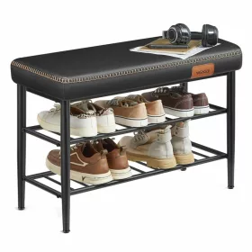 vasagle-bancheta-pentru-pantofi-echo-2-niveluri-husa-din-piele-ecologica-neagra-30-x-80-x
