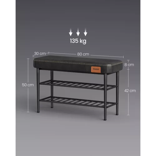 vasagle-bancheta-pentru-pantofi-echo-2-niveluri-husa-din-piele-ecologica-neagra-30-x-80-x