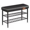 vasagle-bancheta-pentru-pantofi-echo-2-niveluri-husa-din-piele-ecologica-neagra-30-x-80-x