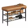 vasagle-bancheta-pentru-pantofi-echo-2-niveluri-husa-din-piele-artificiala-maro-30-x-80-x