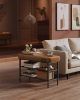 vasagle-bancheta-pentru-pantofi-echo-2-niveluri-husa-din-piele-artificiala-maro-30-x-80-x
