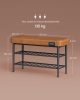 vasagle-bancheta-pentru-pantofi-echo-2-niveluri-husa-din-piele-artificiala-maro-30-x-80-x
