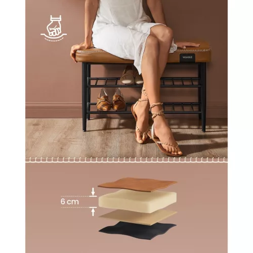 vasagle-bancheta-pentru-pantofi-echo-2-niveluri-husa-din-piele-artificiala-maro-30-x-80-x