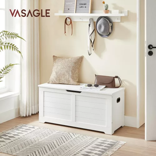 vasagle-cutie-de-depozitare-banca-organizatoare-alba-100x40x46cm