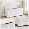 vasagle-cutie-de-depozitare-banca-organizatoare-alba-100x40x46cm
