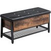 vasagle-bancheta-depozitare-pantofi-cu-sezut-captusit-maro-rustic-100x40x47cm
