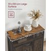 vasagle-comoda-cu-usi-glisante-si-rafturi-deschise-maro-rustic-100x33x80cm