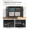 songmics-comoda-cu-doua-usi-neagra-80x40x76cm