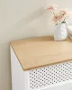 Dulap de depozitare vertical cu ușă și raft reglabil, alb 80x40x90cm
