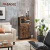 vasagle-bufet-depozitare-multifunctionala-cu-4-usi-maro-rustic-60x30x108cm