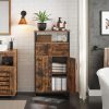 vasagle-bufet-depozitare-multifunctionala-cu-2-usi-si-2-sertare-maro-rustic-60x30x108cm