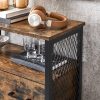 vasagle-bufet-depozitare-multifunctionala-cu-2-usi-si-2-sertare-maro-rustic-60x30x108cm