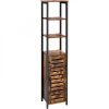 vasagle-dulap-inalt-cu-rafturi-pentru-baie-living-maro-rustic-37x30x164cm