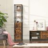 vasagle-dulap-inalt-cu-rafturi-pentru-baie-living-maro-rustic-37x30x164cm