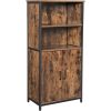 vasagle-dulap-de-depozitare-cu-doua-usi-si-rafturi-deschise-maro-rustic-60x35x124cm