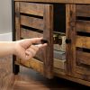 vasagle-raft-carti-raft-de-depozitare-maro-rustic-70x30x121cm