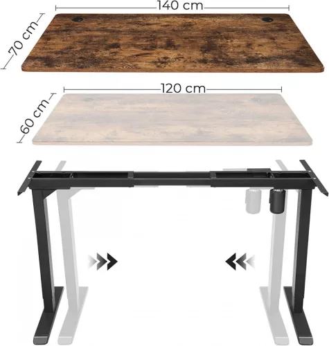 songmics-cadru-masa-birou-reglabil-electric-negru-110155x58x68116cm